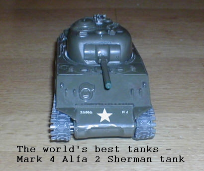 Mark 4 Alfa 2 Sherman tank